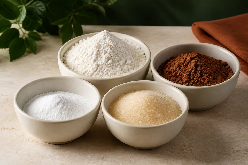 Imagen ilustrativa de ingredientes de repostería