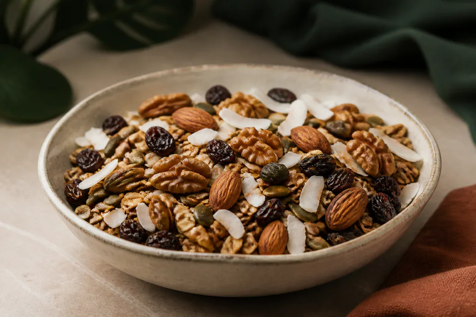 Imagen ilustrativa de granola y mix