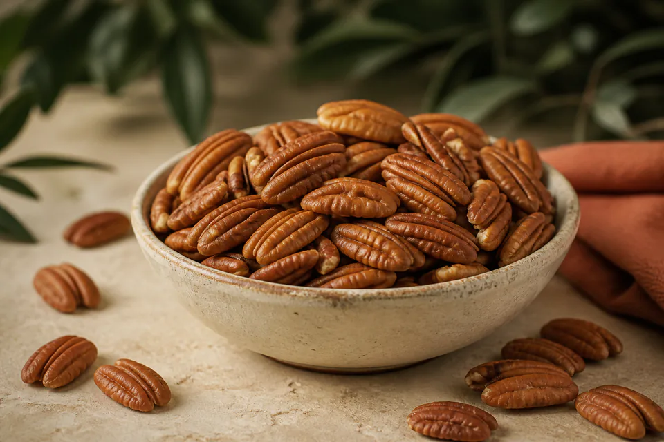Imagen ilustrativa de nueces pecán
